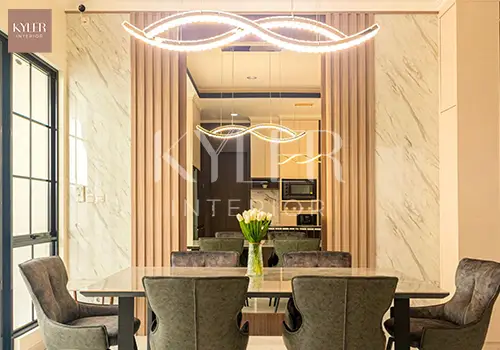 custom interior ruang makan dinning room suvarna sutera 1